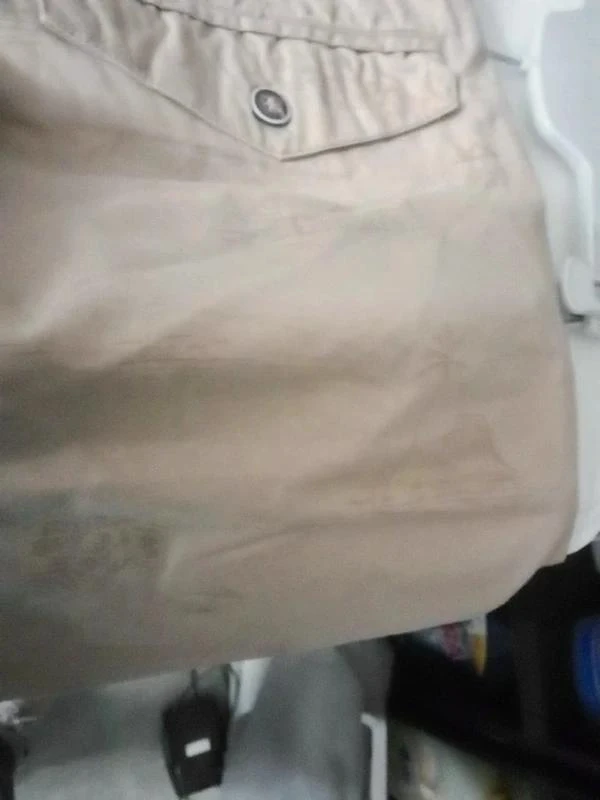 Short em jeans fino marrom claro "Tex" tamanho 42. – photo 3